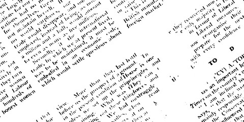 Rough vector background abstract grunge texture old vintage newspaper. Vintage old newspapers template texture. Aged newspaper overlay grunge pattern effect.