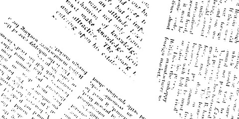Rough vector background abstract grunge texture old vintage newspaper. Vintage old newspapers template texture. Aged newspaper overlay grunge pattern effect.