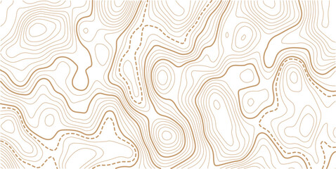 Abstract topo contour map on white background, Topographic map Topographic contour lines map seamless pattern.Topography background. Vector banner. Topo,

