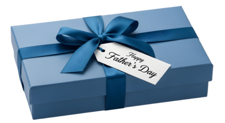 Father’s Day Gift Box isolated on transparent background