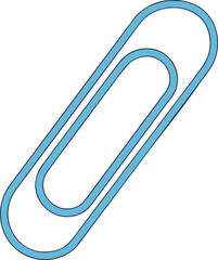 paperclip icon isolated vector