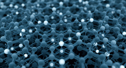 Explore the intricate world of molecular structures with this stunning network model