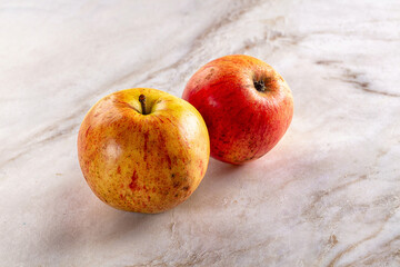 Ripe sweet red organic apple
