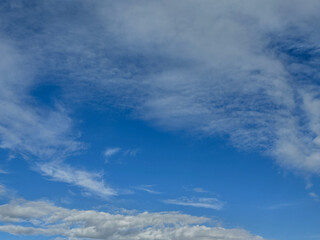 blue sky with clouds