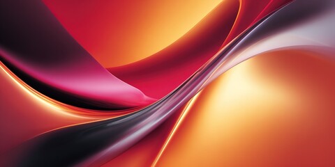 Vibrant abstract waves of color flowing smoothly in a dynamic swirl, evoking a sense of motion and energy