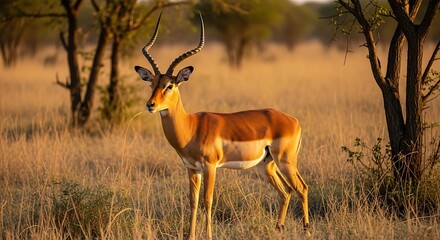 Naklejka premium impala antelope in kruger national park