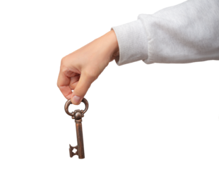 Excitement of new homeownership as keys are handed over to the eager buyers