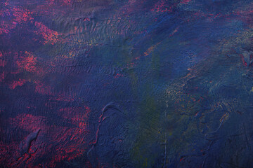 Abstract vibrant colorful brush stroke texture with artistic grunge surface background