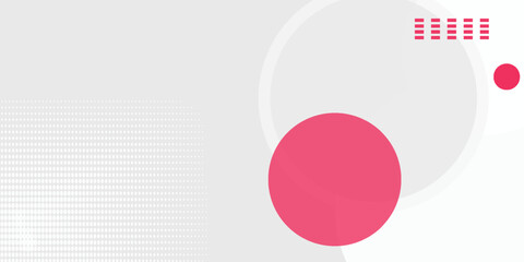 Red flat shape and white fluid blob, grey liquid stain and red geometric form. Set of isolated abstract white spot with gradient or dynamic color. Background for card or template design for flyer