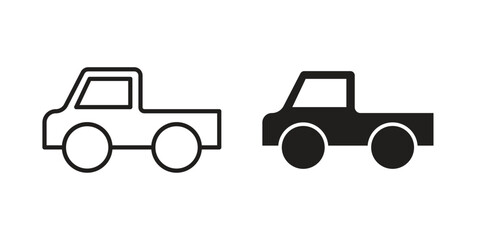 Monster truck icon collection. modern simple icons for web © Zrobac