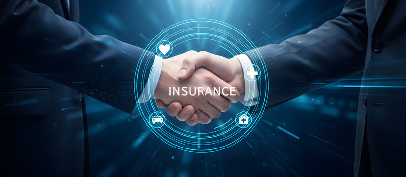client and broker handshake symbolizing trusted insurance coverage