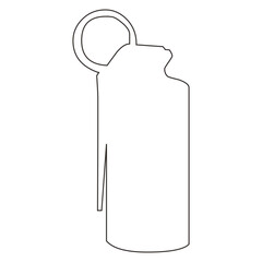 Smoke Grenade Canister Icon line