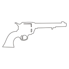 Classic Revolver Outline