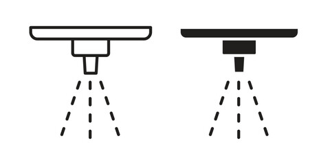 Sprinkler icon collection. modern simple icons for web