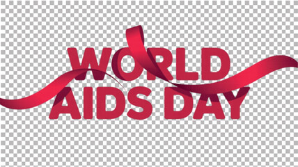 Modern Bold AIDS Day Typography.
