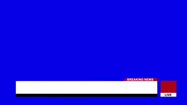Breaking news vertical 4K animation. Keyable background for headlines and live reporting.