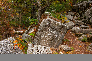 Termessos (Greek Τερμησσός Termēssós), also known as Termessos Major (Τερμησσός ἡ μείζων), was a Pisidian city built at an altitude of about 1000 metres at the south-west side of Solymos Mountain