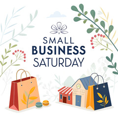Small Business Saturday Sale Sign, Small Business Saturday Support Local Shops, Small Business Saturday Retail Marketing Banner, Small Business Saturday Local Business Promotion, Small Business