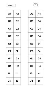 bus seat plan,bus seating chart template,bus seat map.
