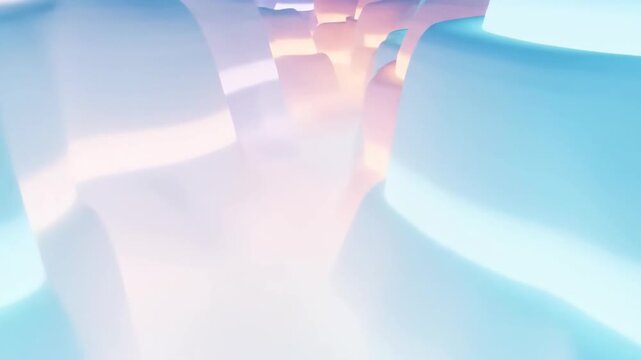 Abstract light and form composition for modern art design