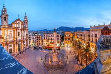 Palermo, Italy Overlooking Piazza San Domenico 1528