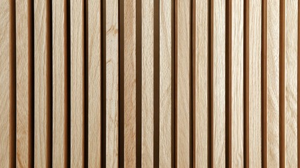 Obraz premium Natural wooden slats create a striking pattern showcasing beautiful textures and a warm atmosphere.