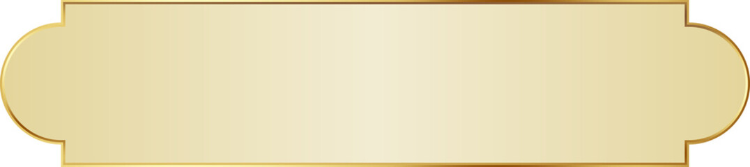 Beige and Gold Luxury Text Box Illustration