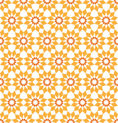 Seamless abstract geometric pattern in Arabic style