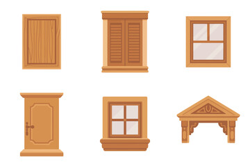 Decorative farm and forest animals, rooster and dove, floral lamb, graceful deer, leafy accents, traditional folk art vector