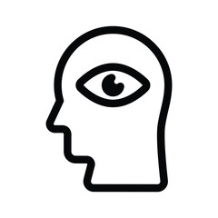 View of mind icon