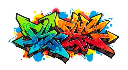 Naklejka premium colorful star explosion