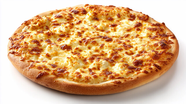Delicious cheese pizza with golden crust and melted cheese - Powered by Adobe
