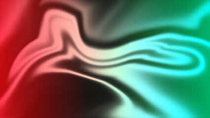 Obraz premium Abstract Red and Green Swirls Blend with Soft Light and Shadow Textures