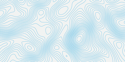 “Abstract blue topographic contour pattern with fluid, wavy elevation lines on a clean white background. Minimal, modern and seamless design ideal for backgrounds, mapping graphics and digital artwork