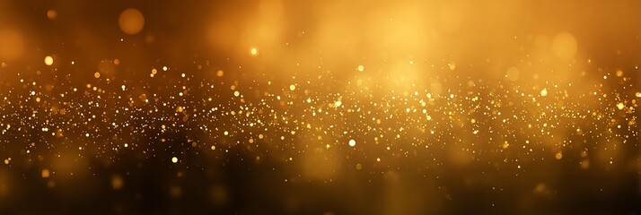 A gold background with a lot of glitter. T