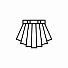woman skirt icon sign vector