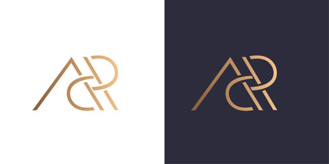 letter A, C and P logo Golden gradient vector emblem logotype for business cards symbol.