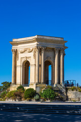 Fototapeta premium Water tower at the end of the Promenade du Peyrou in Montpellier
