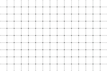 Simple abstract black and white grid pattern with plus signs and dots representing a mathematical or technical diagram for data visualization or coordinate system concept vector illustration