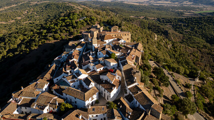 White village of Castillo de Castellar de la Frontera, Spain