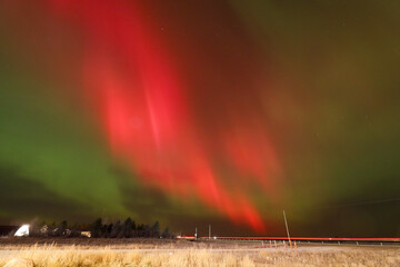 Solar G4 Class Storm, November 11, 2025.  Taken near Martensville, Saskatchewan.