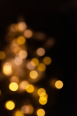 holiday or festive lights background