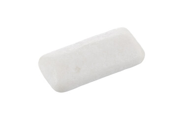 Chewing gum pads isolated on a white background. Full depth of field. Close-up