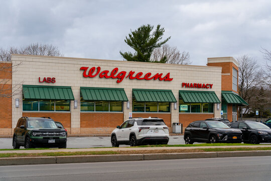 New Hartford, NY - Nov 18, 2025: Walgreens is one of the largest pharmacy and health retail chains in the United States, operating over 8,500 stores and serving nearly 9 million customers daily
