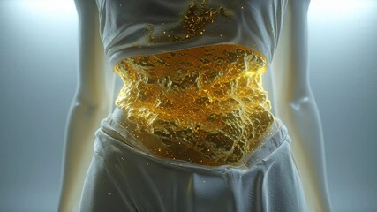 Body Transformation Fat Burning Metabolism Abstract Visualization
