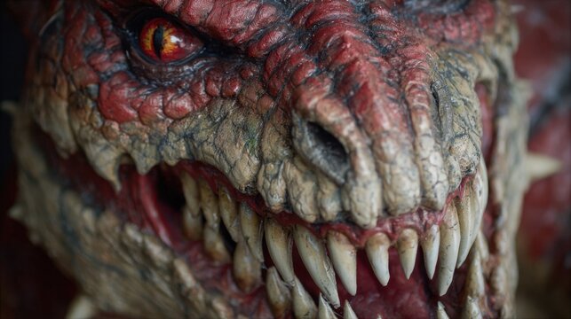 Bold dragon mask captures attention with its fierce expression and vivid hues during a celebration.