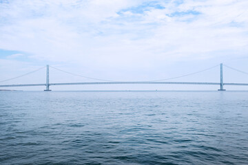Fototapeta premium 明石海峡大橋のある風景