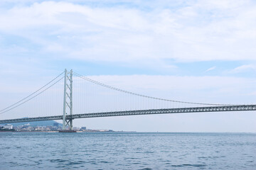 明石海峡大橋のある風景
