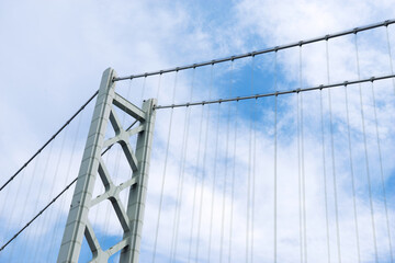 Obraz premium 明石海峡大橋のある風景