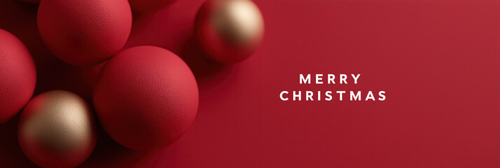 merry christmas banner card